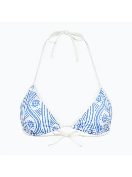 Tommy Hilfiger Triangle Rp Print флорална ивица магия горнище на бански синя