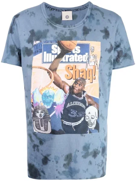 Tricou Alchemist cu imagine albastru