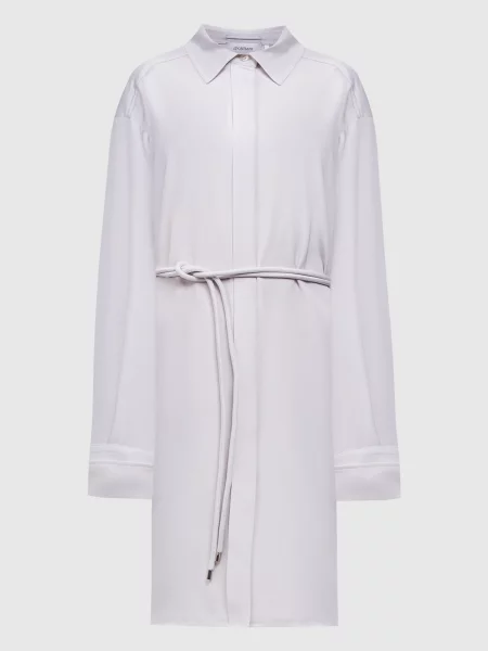 Сукня-сорочка EOLIE із шовку Max Mara Sportmax сіра