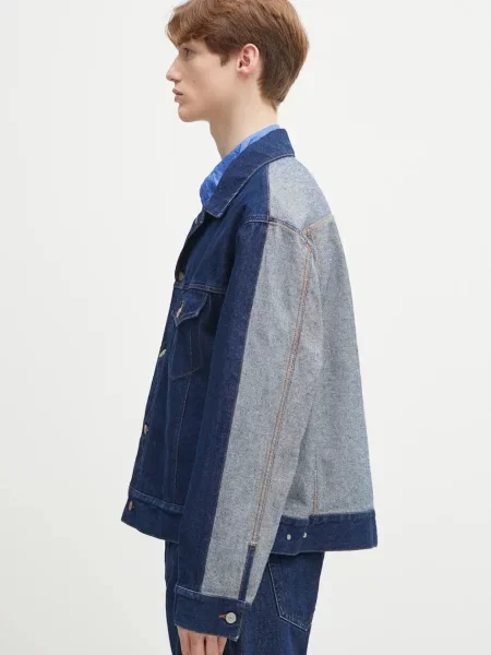 Джинсовая куртка Mm6 Maison Margiela синяя