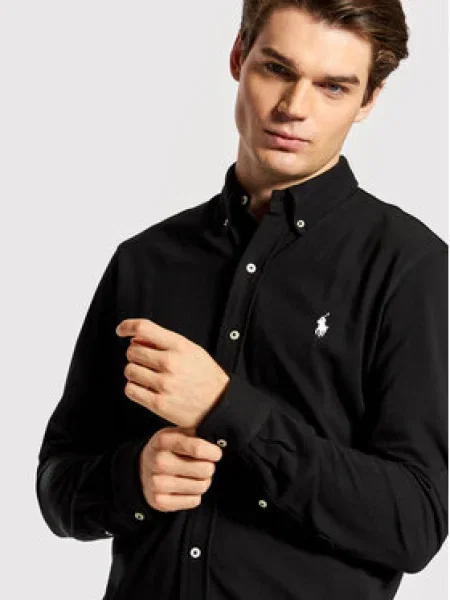 Polo Ralph Lauren Cămașă Pique negru