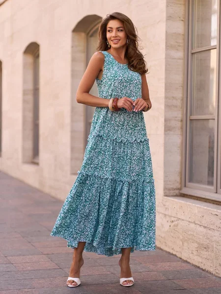 Сарафан ISSA Plus зелений