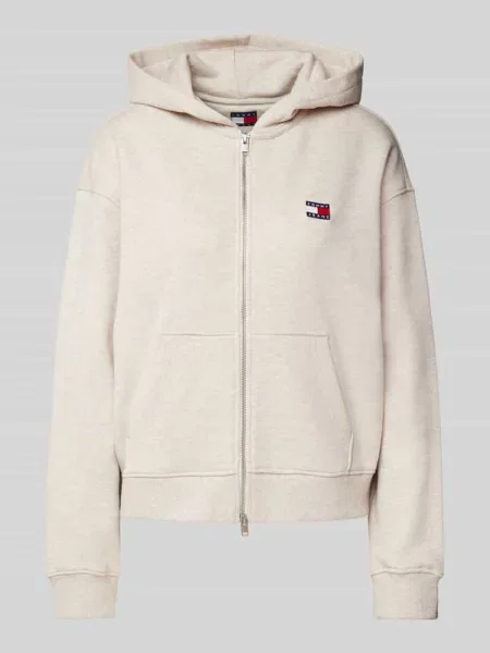 Bluza z kapturem Tommy Hilfiger z kapturem beżowa