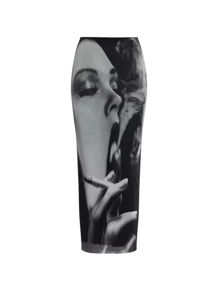 Lung fustă Jean Paul Gaultier gri