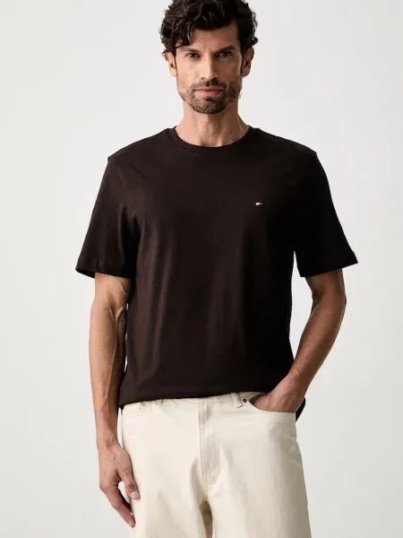 Tommy Hilfiger tričko pánske hnedá