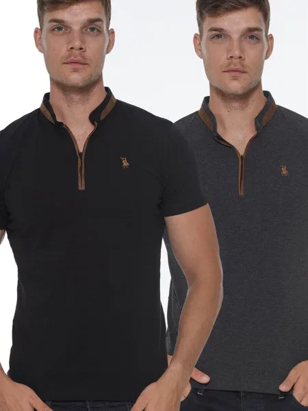 Tricou polo Dewberry negru