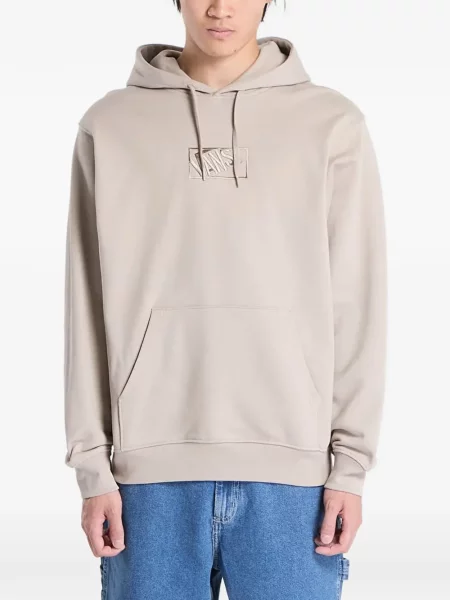 Hanorac cu glugă Vans cu broderie cu cordon