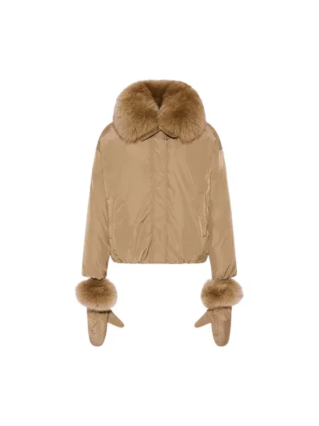 Kurtka Yves Salomon beżowa