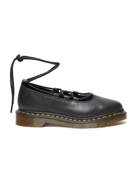 Balerinki Dr. Martens skórzane czarne