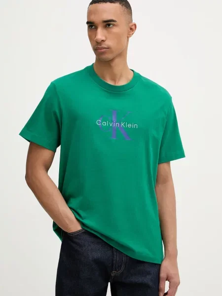 Calvin Klein Jeans kratka majica zelena