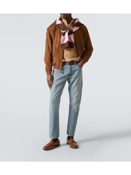 Polo Ralph Lauren Sveter ťavej srsti / tmavomodrá hnedá