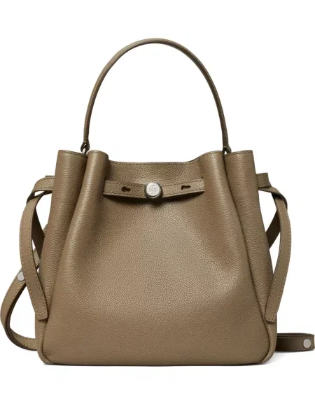 Geantă bucket Tory Burch maro