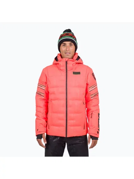 Kurtka narciarska Rossignol Hero Depart neon red czerwona