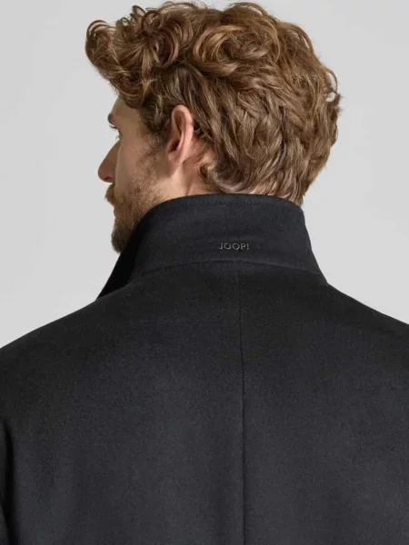 Płaszcz z wysoką stójką model MARAN' Joop! Collection czarny