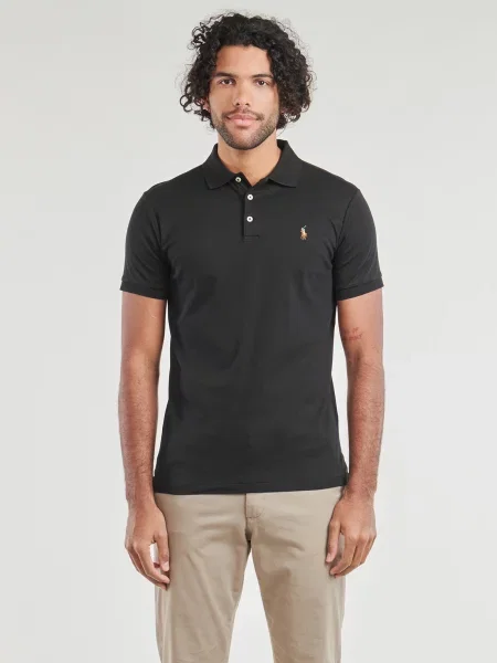 Polo Ralph Lauren Majica smeđa / maslinasta crna