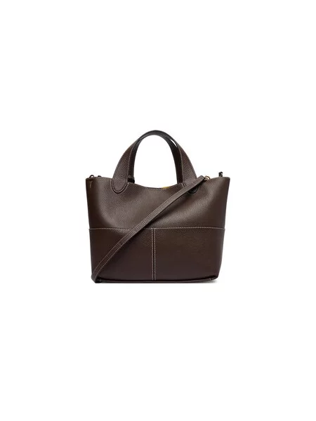 Furla kabelka typu tote dámska kožená Primrose M Tote hnedá