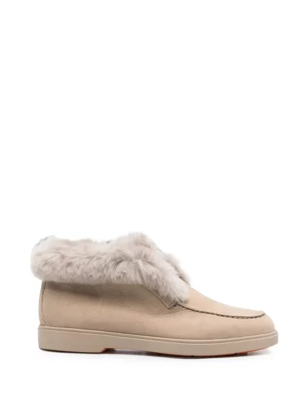 Pantofi loafer Santoni din piele