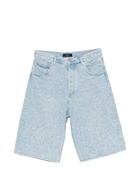 Pantaloni scurți Purple Brand cu mărgele albastru