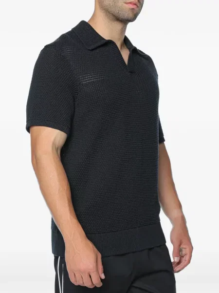 Gulerat tricou polo Michael Kors negru
