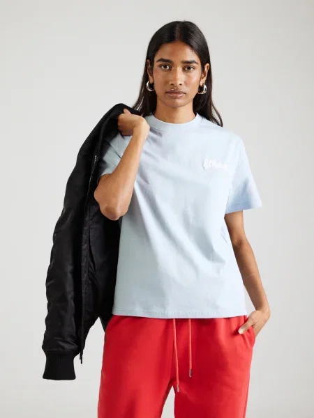 ELLESSE Tricou Soffio albastru deschis alb