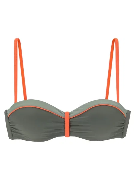 LASCANA Sutien costum de baie oliv portocaliu