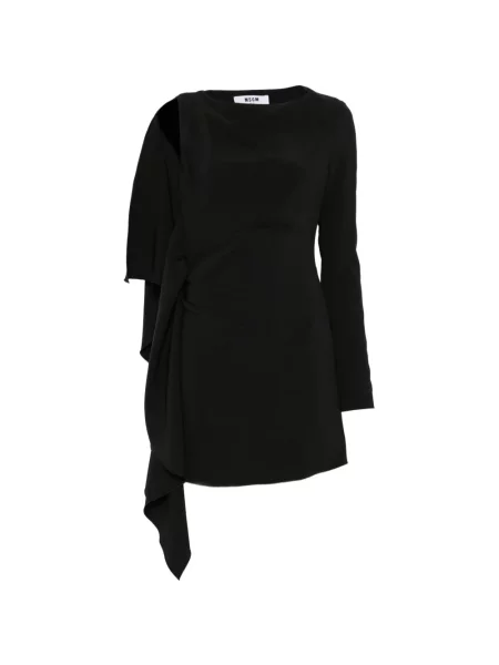 Rochie mini Msgm drapată negru