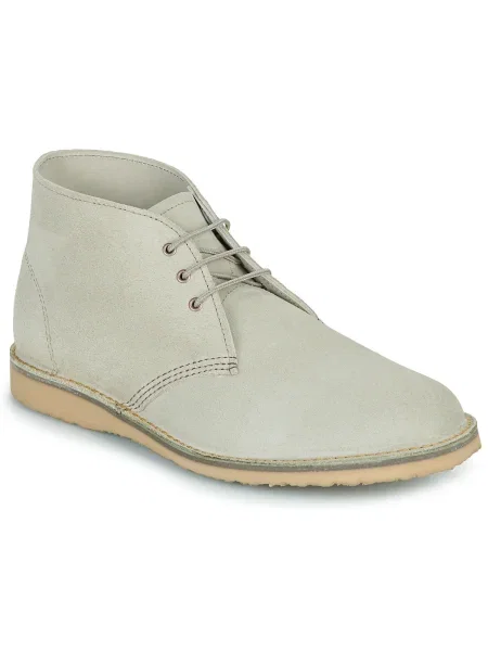 Red Wing pantofi de piele întoarsă Weekender Chukka bej gri