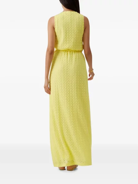 Rochie maxi Melissa Odabash plic galben