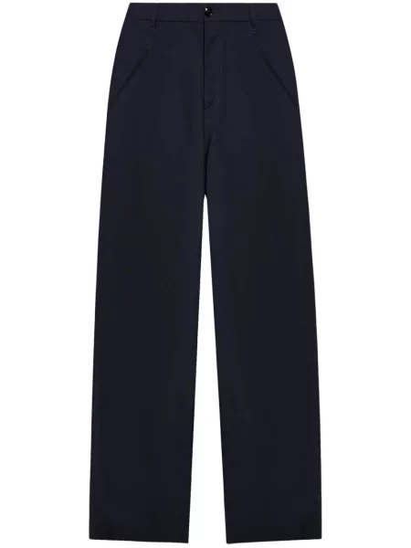 Pantaloni Marni de lână albastru