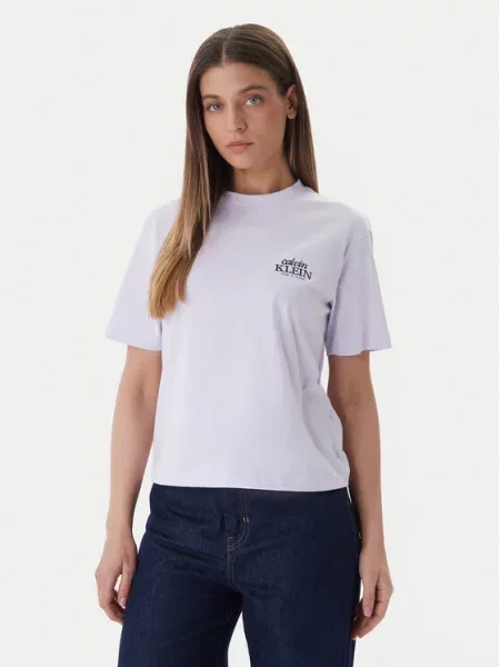 Calvin Klein Jeans Majica lila ružičasta