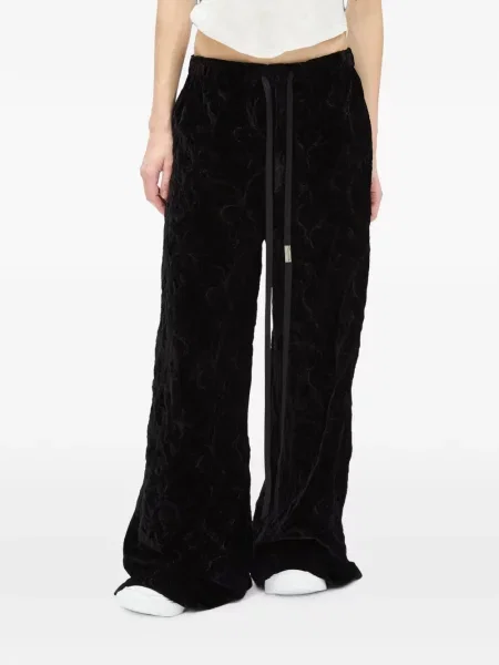 Pantaloni Ann Demeulemeester alergare negru