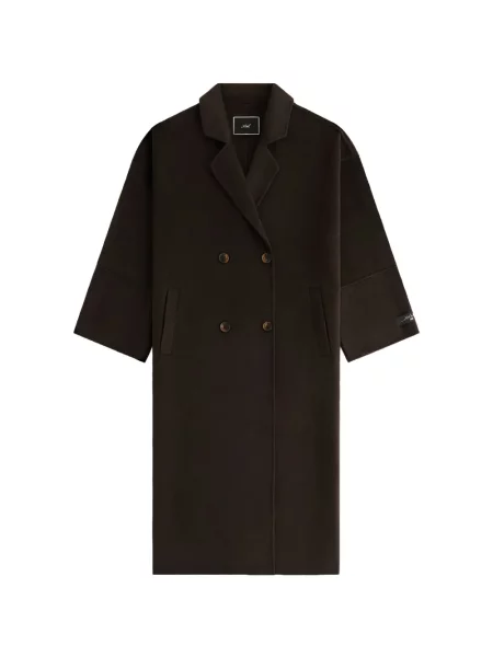 Płaszcz Kith dwurzędowy brązowy