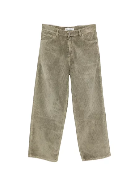 Pantaloni Our Legacy de catifea cord verde
