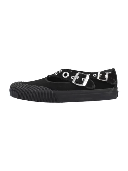 Pantofi cu toc Vans cu bretele negru