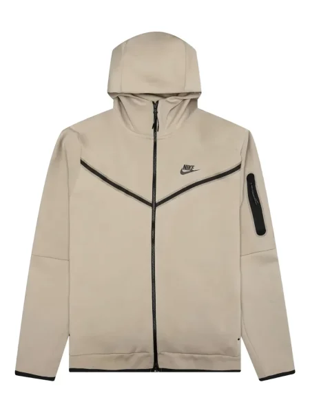 Fleecové tričko s potiskem Nike s potiskem s kapucí modré