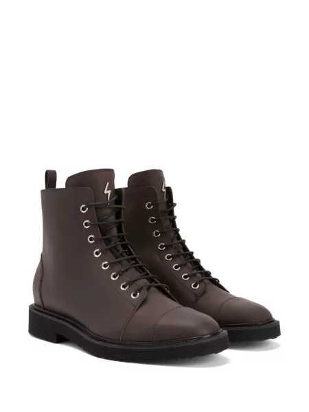 Cizme scurte Giuseppe Zanotti din piele maro