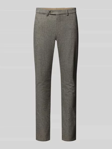 Spodnie w kroju modern fit z bocznymi Bugatti