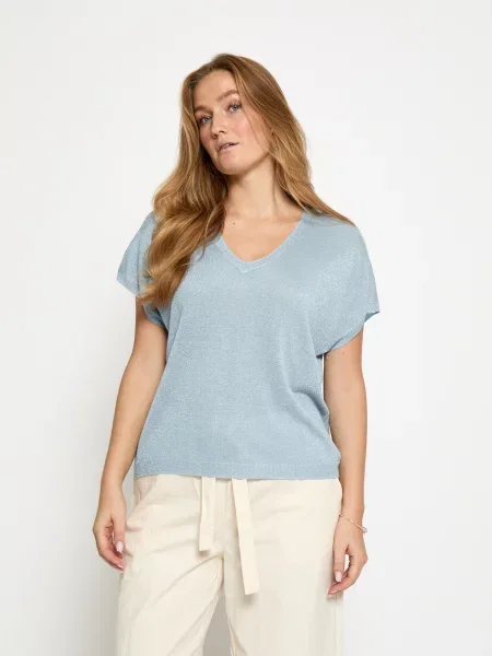 Minus Tricou Carlina' albastru