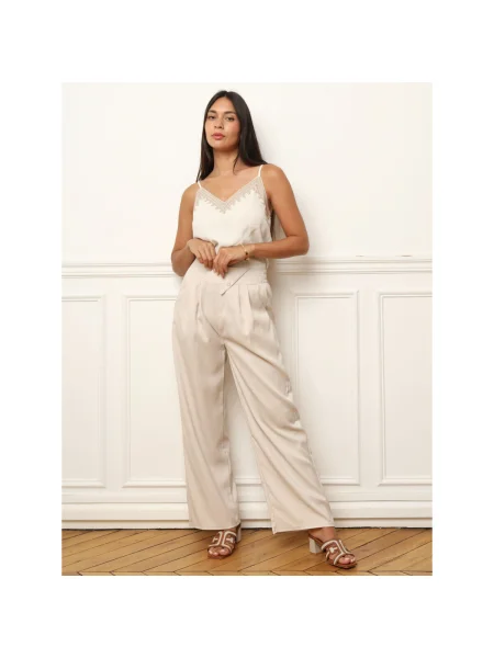 Pantaloni La Modeuse bej