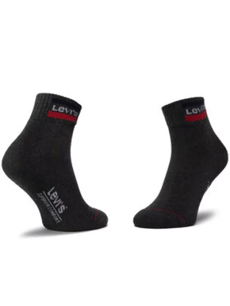 LEVI'S ® Ponožky šedá / červená / černá bílá