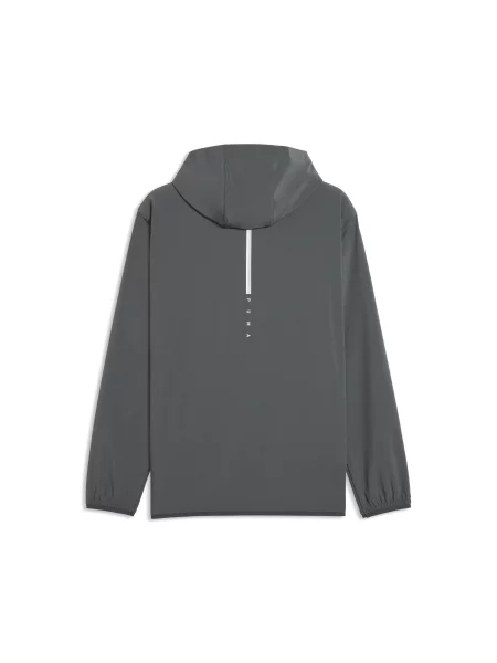 PUMA rozpinana kurtka treningowa FLEX STRETCH z tkaniny Odzież S szary