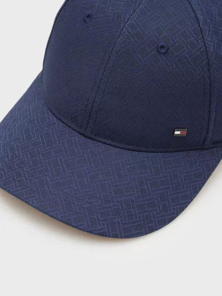Жакардова кепка Tommy Hilfiger синя