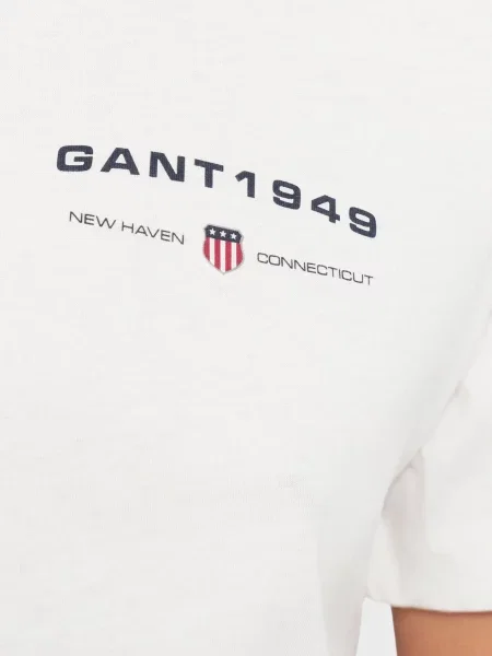 Футболка Gant біла