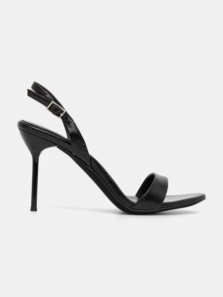 Шкіряні сандалі Jeffrey Campbell Go-Getter чорний