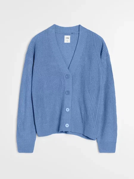 Basic кардиган синій