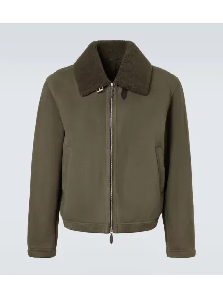 Jakna Berluti iz semiša zelena