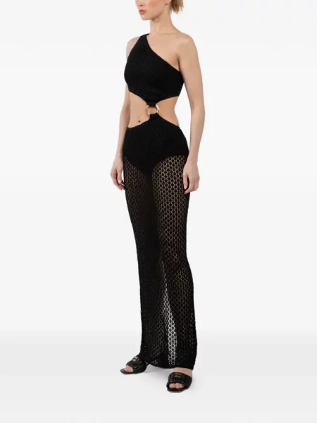 Rochie Bananhot cu un umăr gol de costum negru