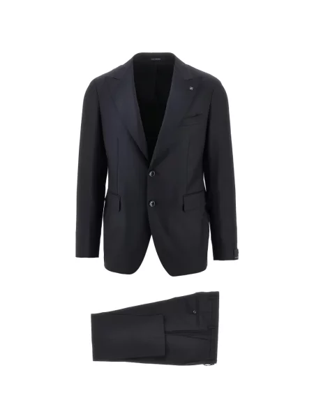 Costum Tagliatore cu rever albastru