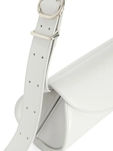 Geanta de piele Jil Sander din piele gri