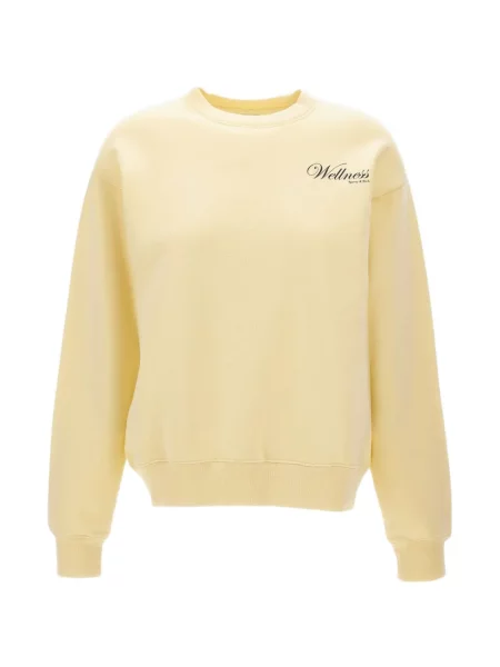 Hanorac Sporty & Rich cu imagine galben